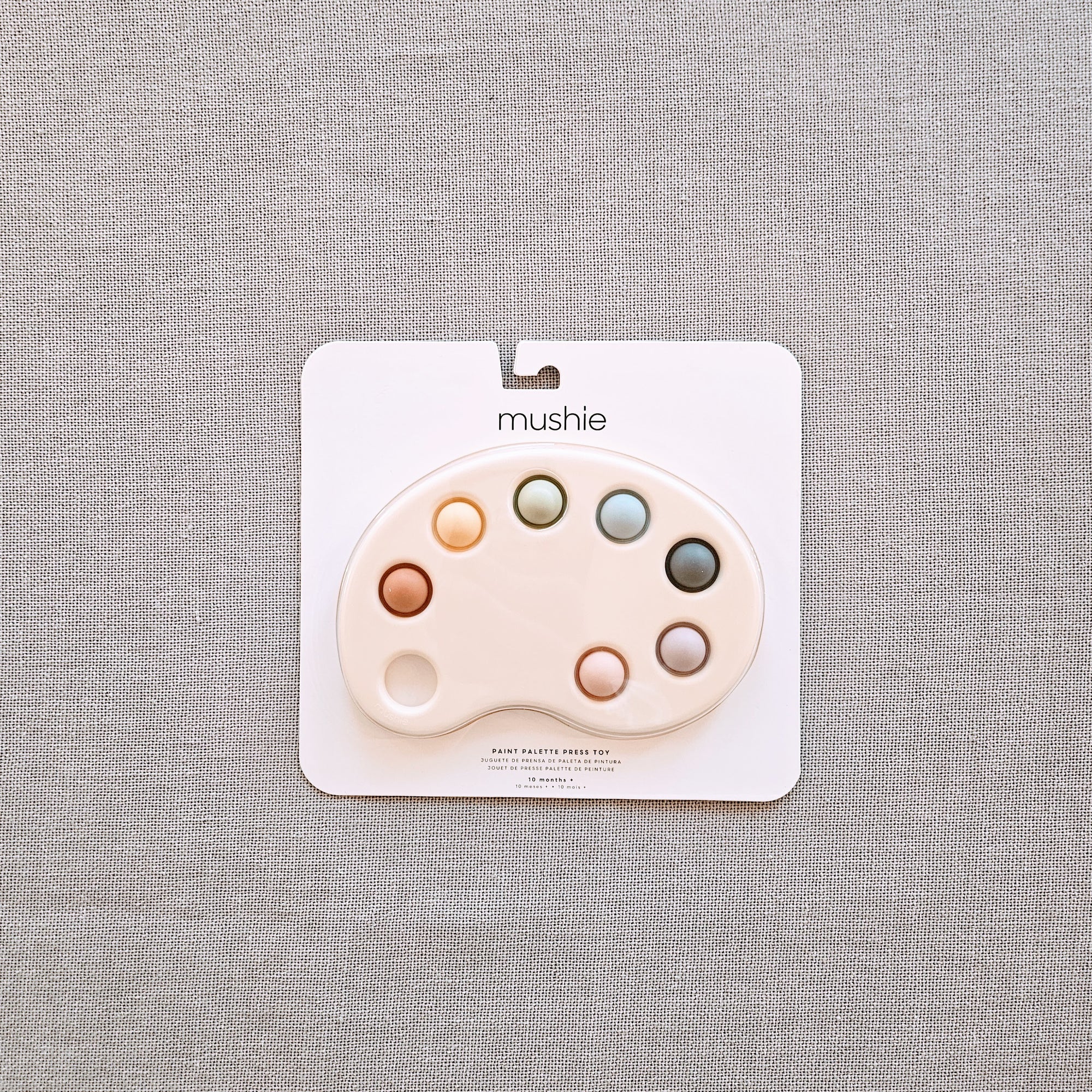 Mushie Paint Palette Press Toy