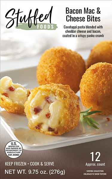 Stuffed Foods Bacon Mac & Cheese Bites 9.75oz