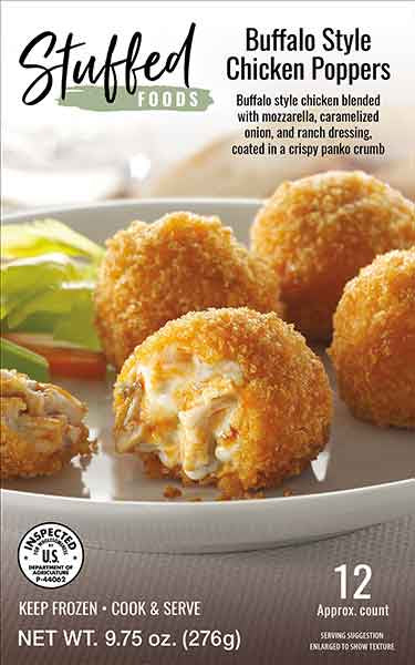 Stuffed Foods Buffalo Style Chicken Poppers 9.75oz