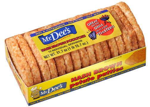 Mr Dees Frozen Hash Brown Patties 16ct