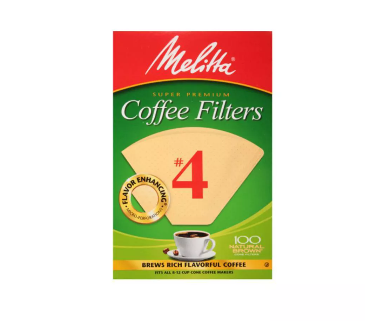 Melitta #4 Coffee Filters 100ct
