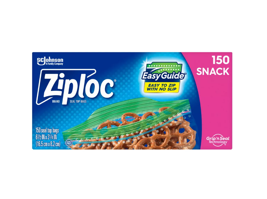 Ziploc Snack Size Bags 150ct