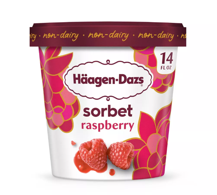 Haagen-Dazs Raspberry Sorbet 14fl oz