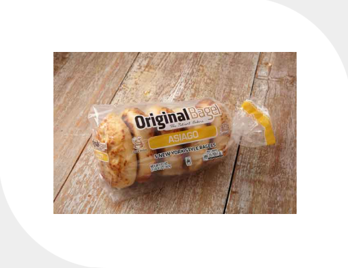 Original Bagel Asiago Bagels 5ct