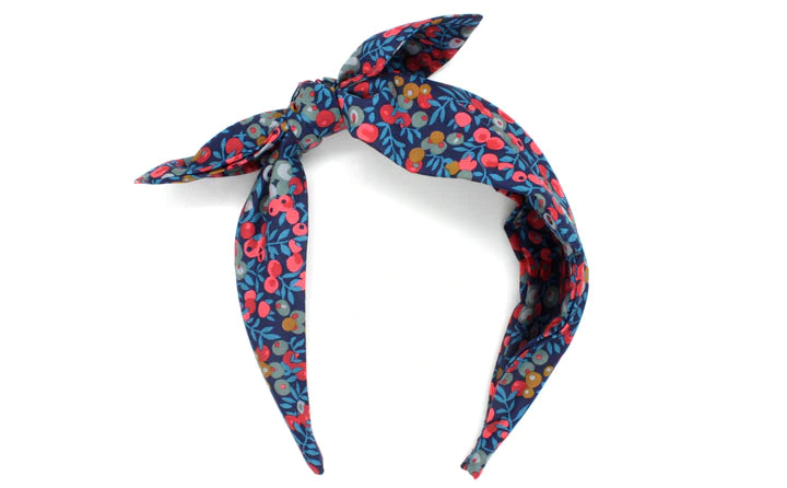 2.5cm Liberty Bow Band Wiltshire Berry B-40