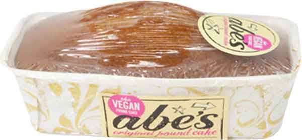 Abes Vegan Original Vanilla Pound Cake 14oz