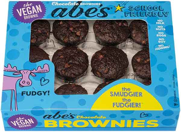 Abes Vegan Fudge Brownies Mini Bites 11.5oz