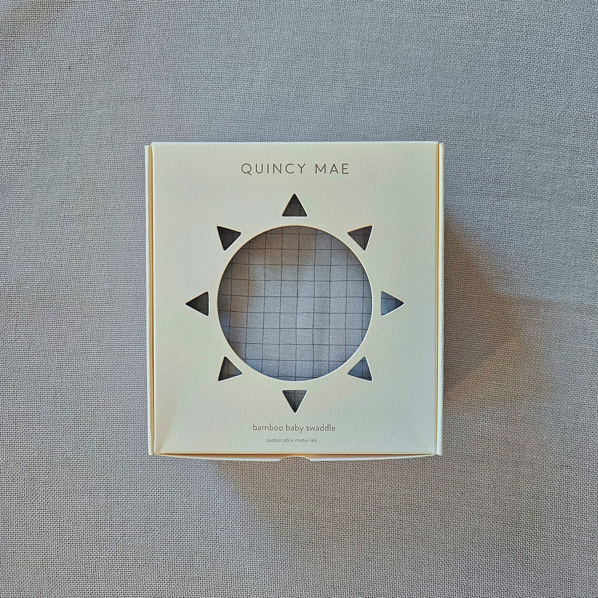 Quincy Mae Bamboo Swaddle /  Grid