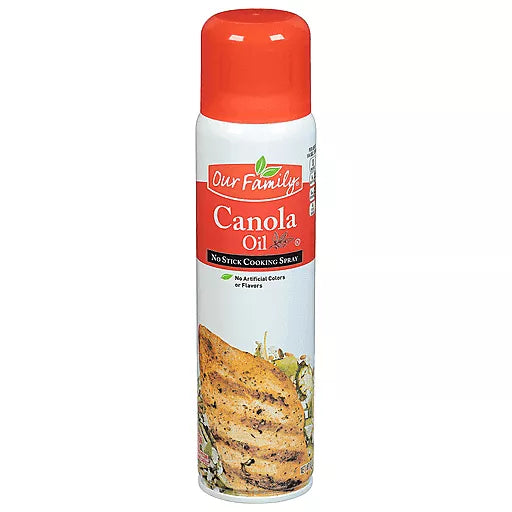 Our Family Canola Oil Cooking Spray 8oz