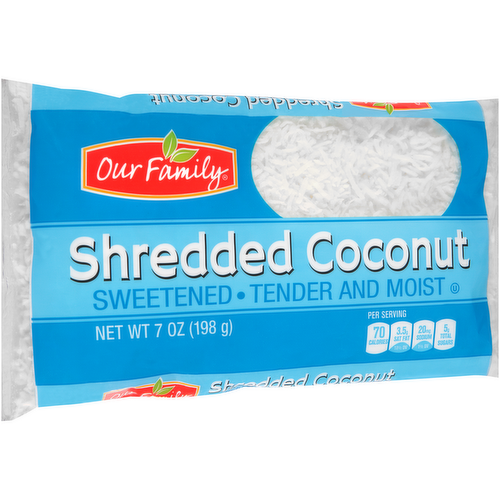 Our Family Sweetened Shredded Coconut 7oz