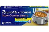 Reynolds Slow Cooker Foil Liners 6ct