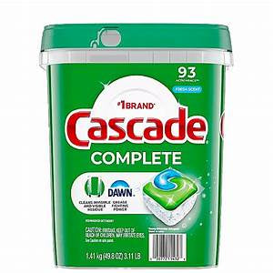 Cascade Fresh Scent Dishwasher Detergent Pods 93ct