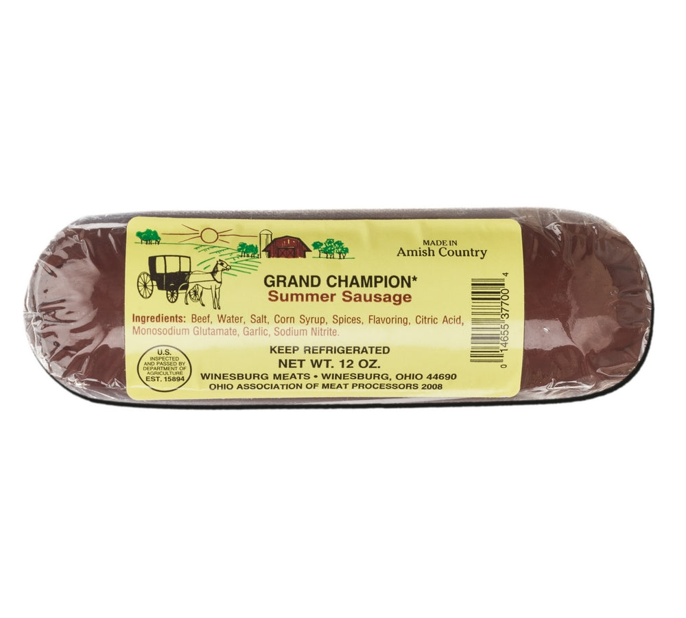 Winesburg Meats Grand Champion Summer Sausage 12oz