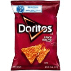 Doritos Spicy Nacho Tortilla Chips 2.75oz