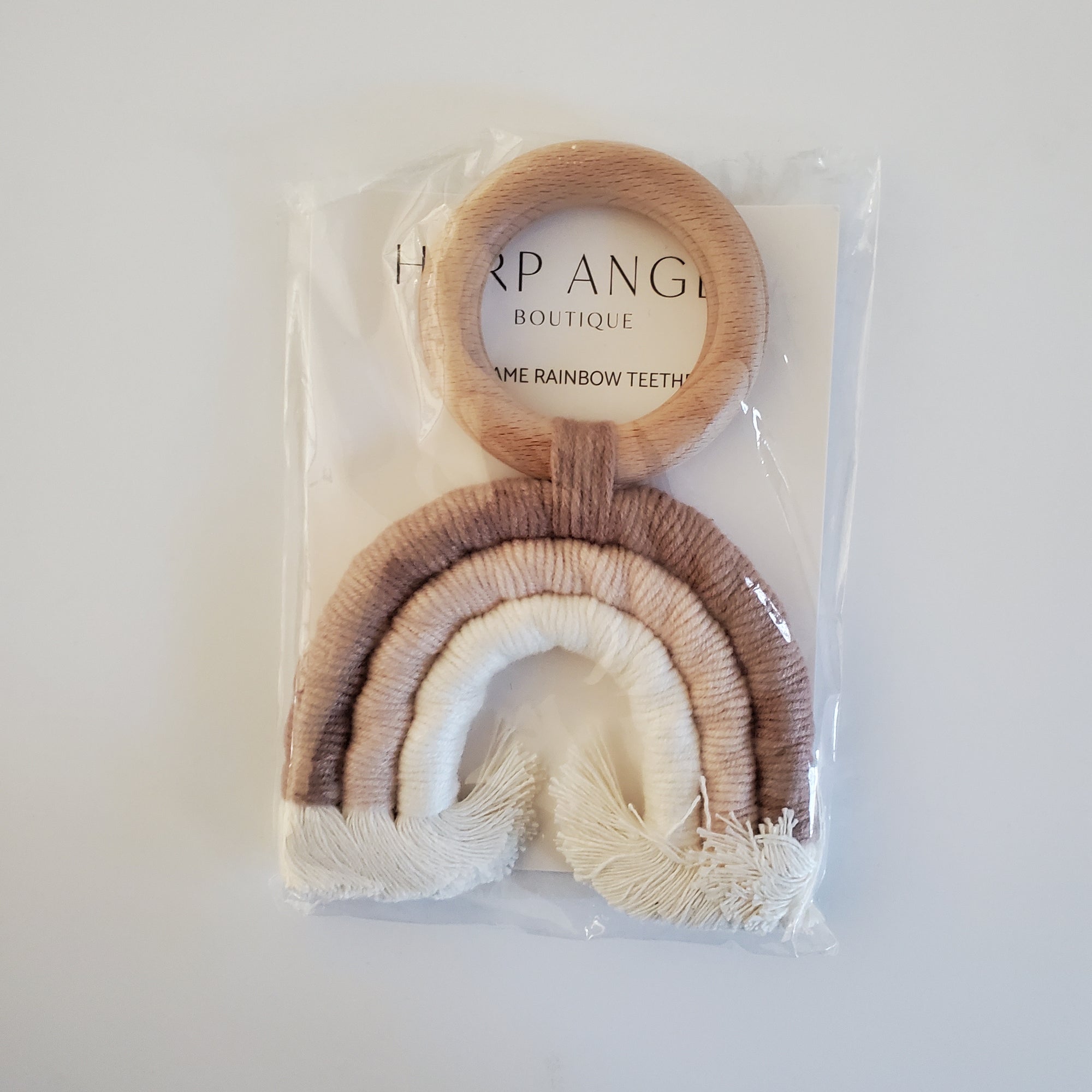 Harp Angel Boutique Macrame Teether