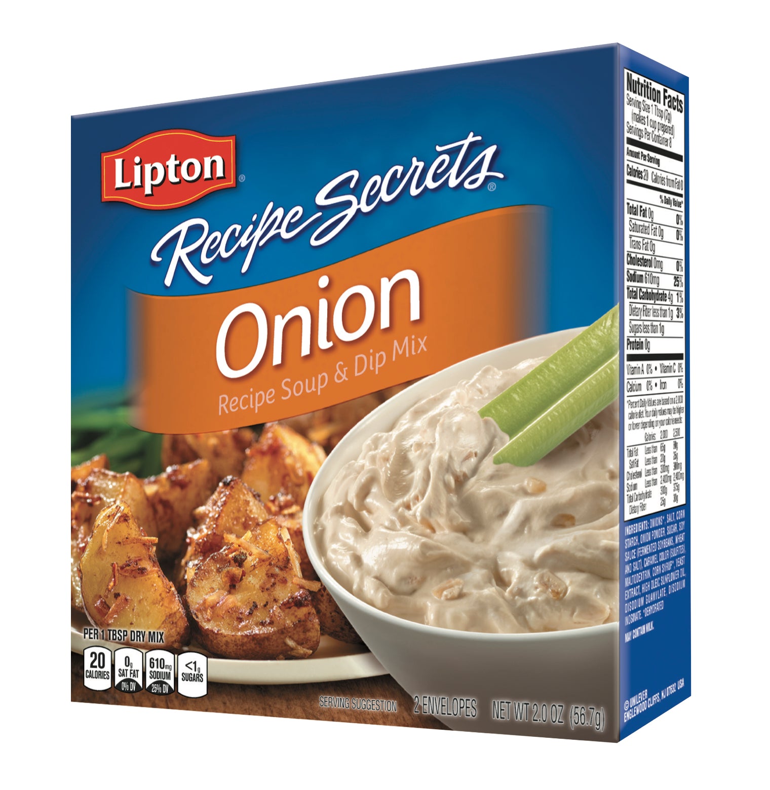 Lipton Recipe Secrets Onion Soup & Dip Mix 2oz x 2