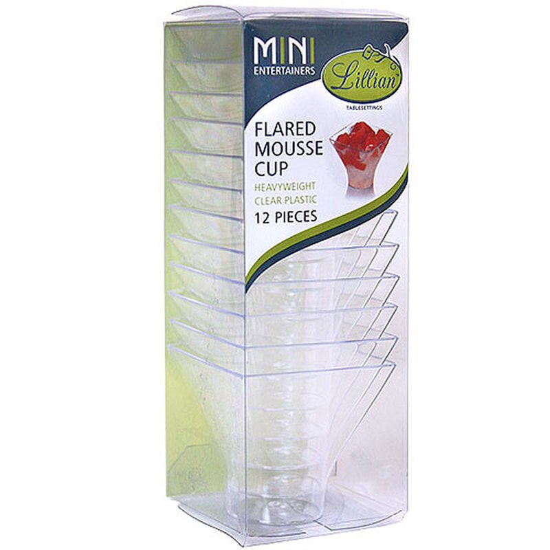 Lillian 3oz Mini Flared Mousse Cup 12ct