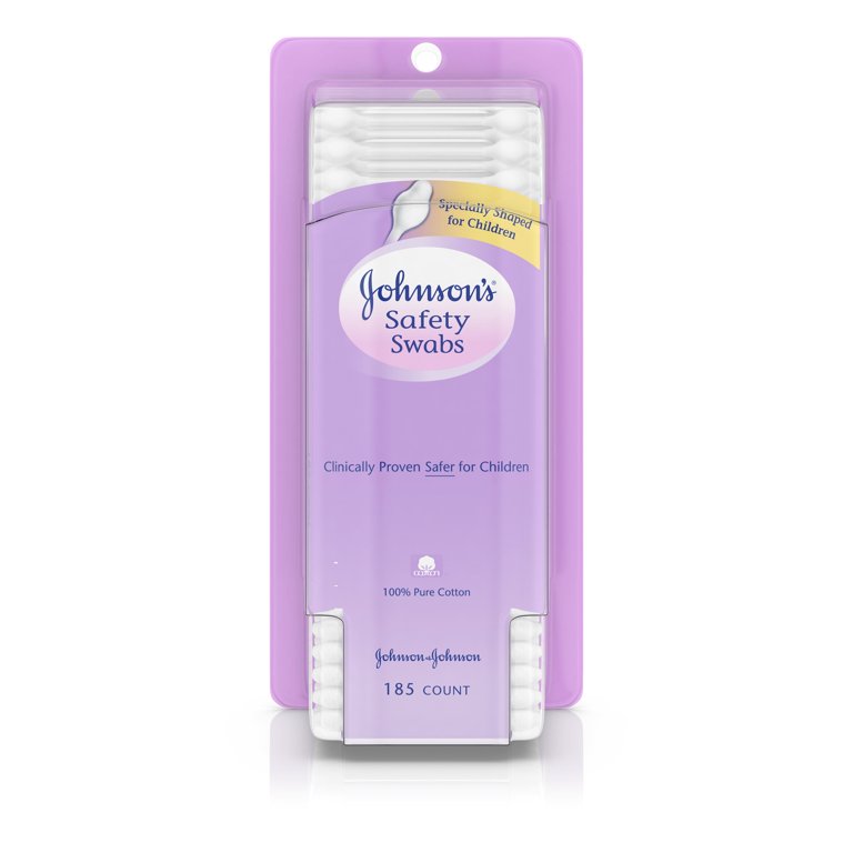 Johnson's Baby Safety Ear Swabs 185ct