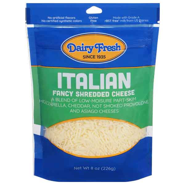 Dairy Fresh Fancy Shredded Italian Cheese 8oz