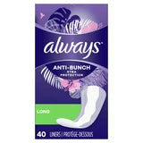 Always Xtra Protection Long Liners 40ct