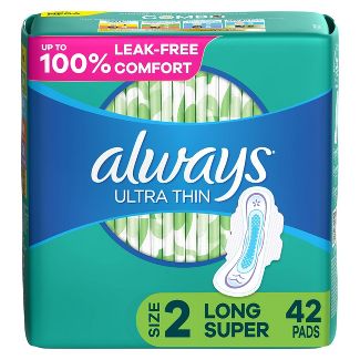 Always Ultra Thin Pads Size 2 42ct