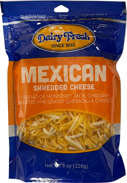 Dairy Fresh Shredded Mexican Cheese 8oz