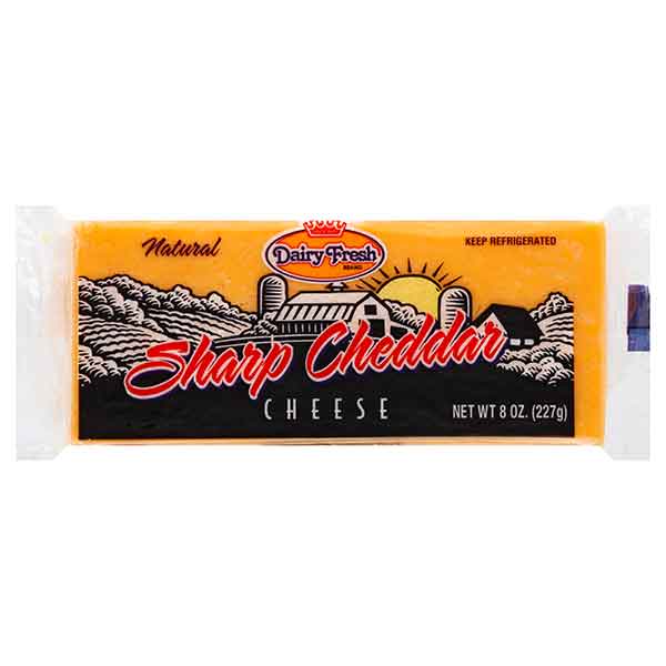 Dairy Fresh Sharp Cheddar Bar Cheese 8oz