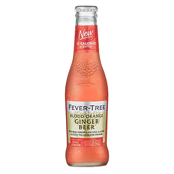 Fever Tree Blood Orange Ginger Beer 6.8fl oz x 4