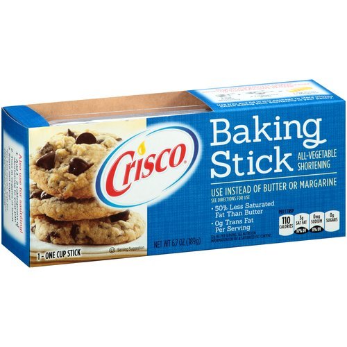 Crisco All Vegetable Shortening Stick 6.7oz