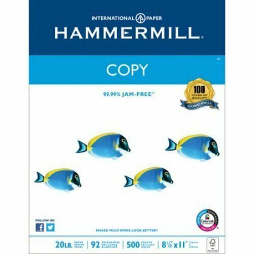 Hammermill Copy Paper, 20 Lb. 92 Bright, 8.5x11, 1 Ct.