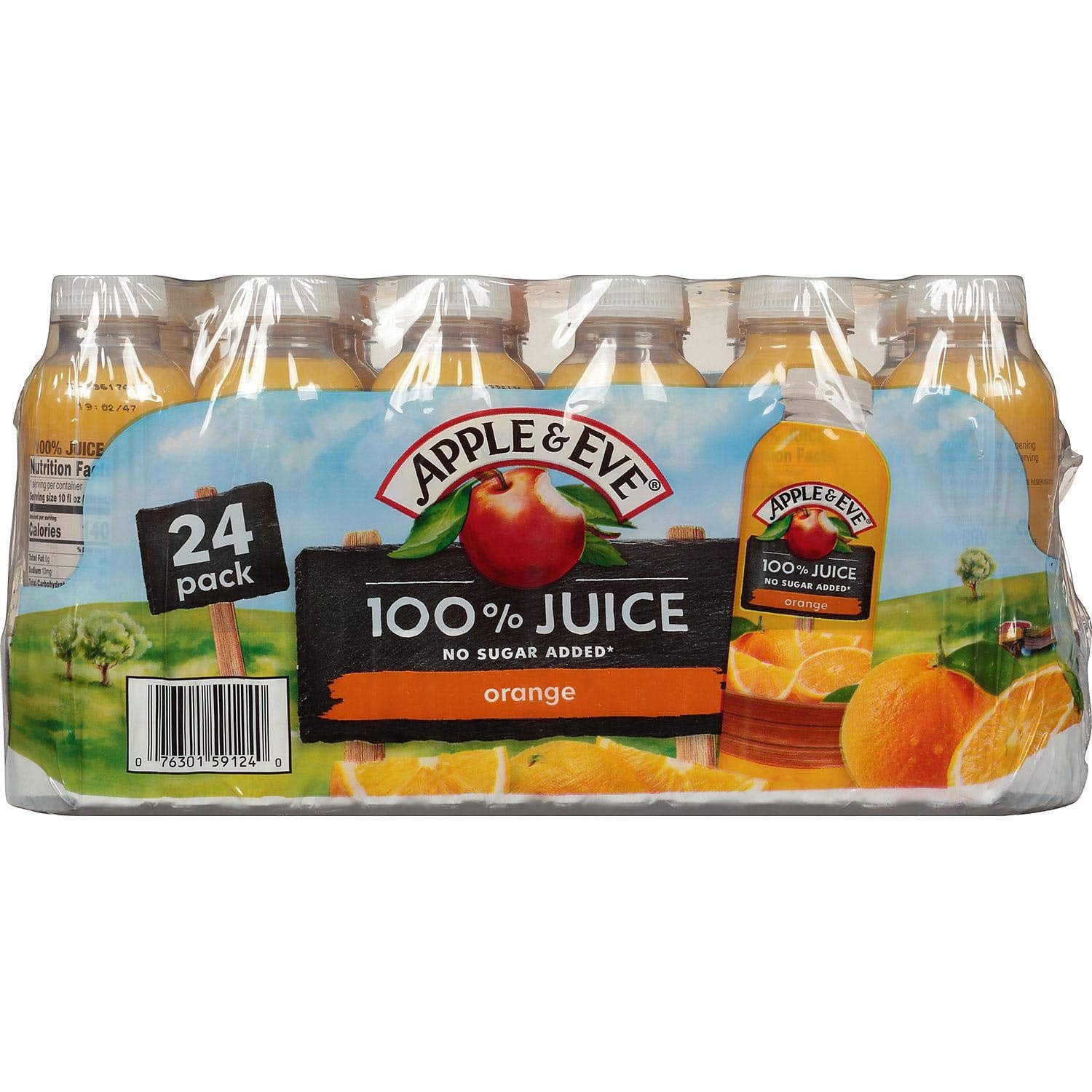 Apple & Eve 100% Orange Juice Drink 10fl oz x 24