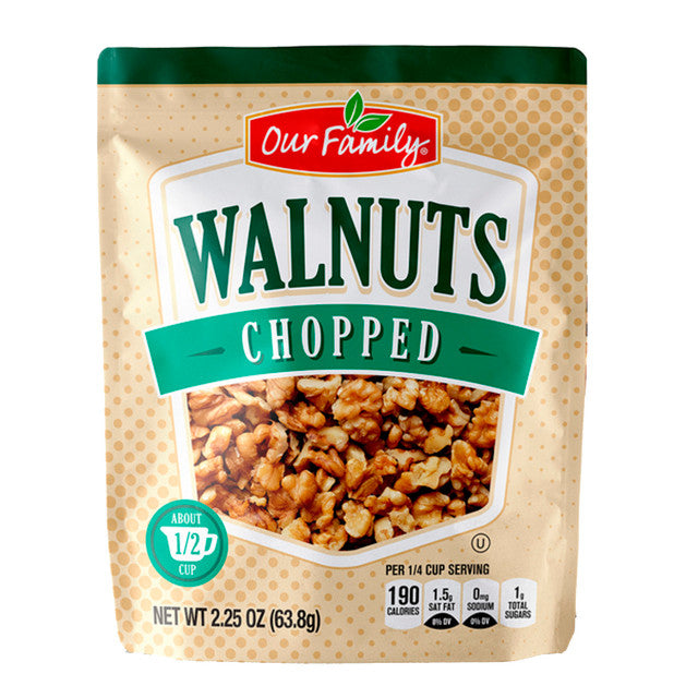 Our Family Chopped Walnuts 2.25oz