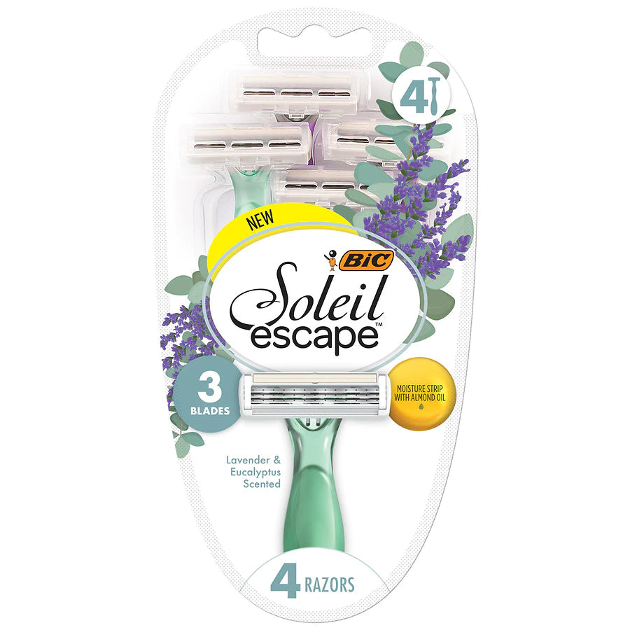 Bic Soleil Escape Women's 4-Blade Razors 4ct