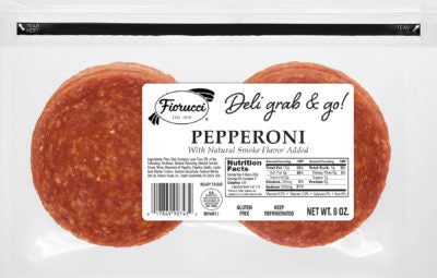 Fiorucci Sliced Pepperoni Grab N Go 8oz