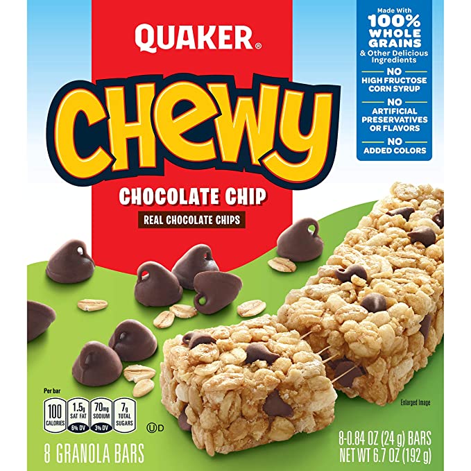 Quaker Chewy Chocolate Granola Bars 8ct