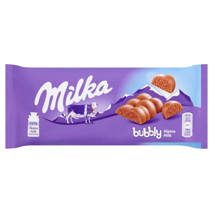 Milka Bubbly Milk Chocolate Bar 3.17oz