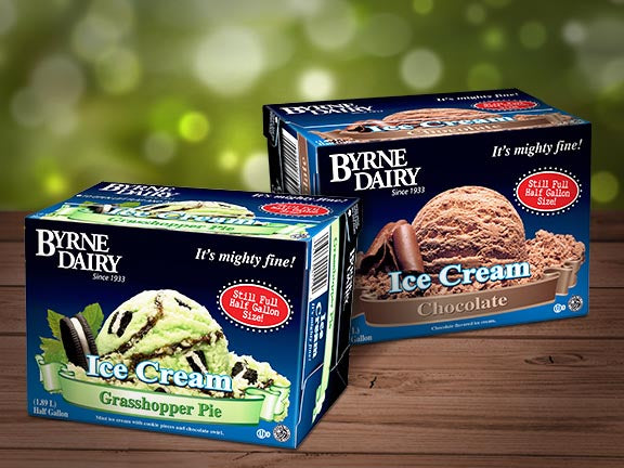 Byrne Dairy Chocolate Ice Cream Half Gallon
