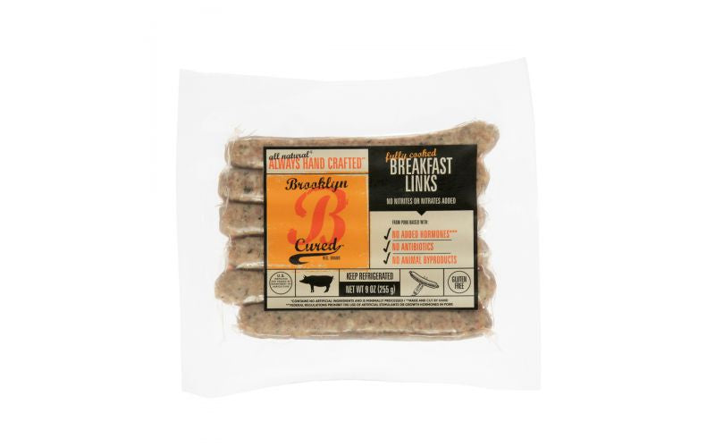 Brooklyn Cured Pork Breakfast Sausages Links 9oz
