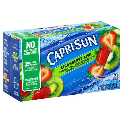 Capri Sun Strawberry Kiwi Drink Pouches