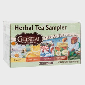 Celestial Seasonings Herbal Tea Sampler 18ct
