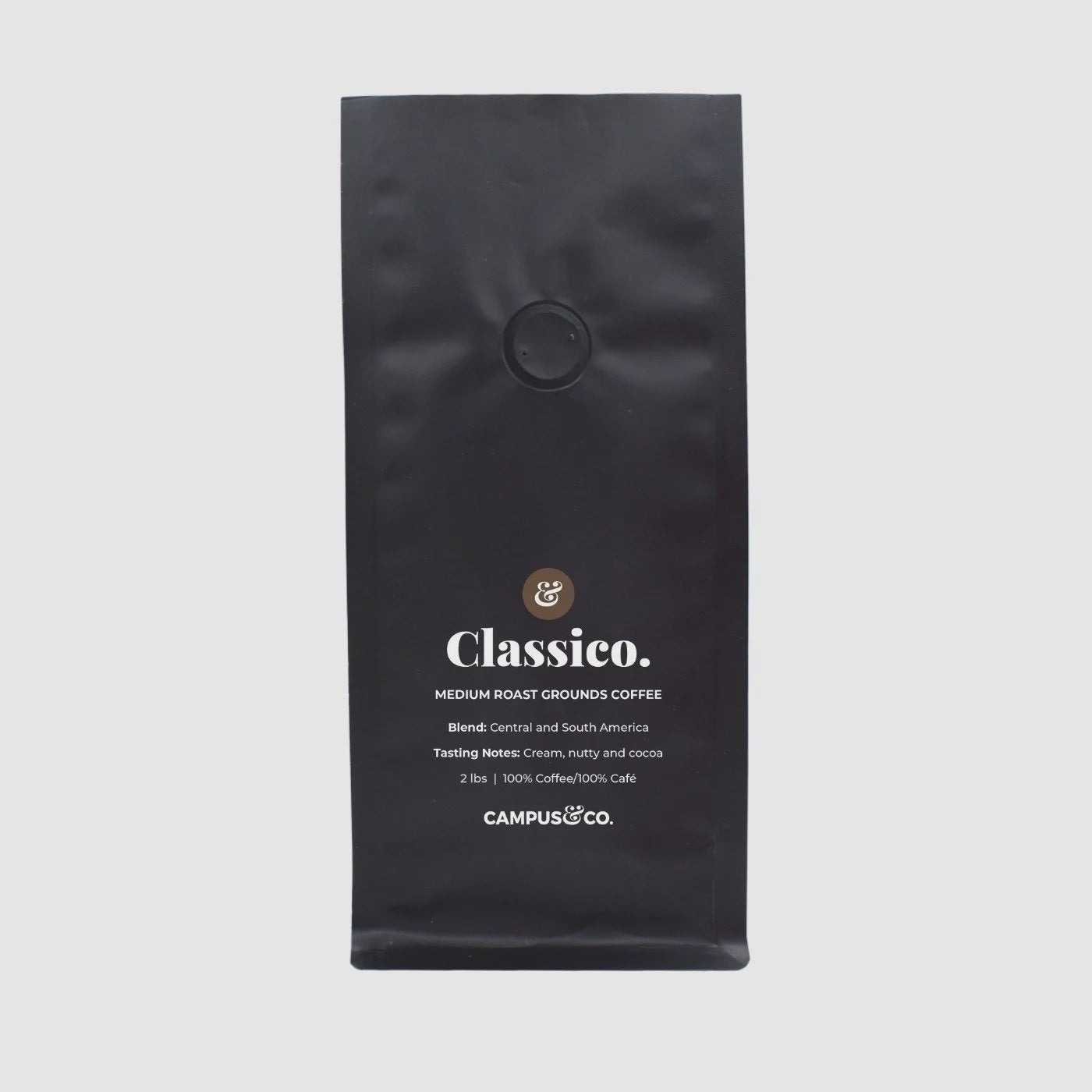 Campus&Co Classico Medium Roast Ground Coffee, 2lbs