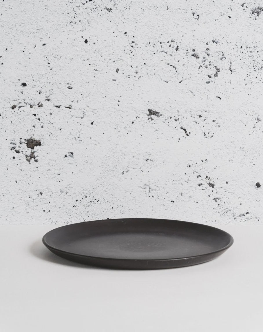 Gharyan Stoneware Flat Dinner Plate