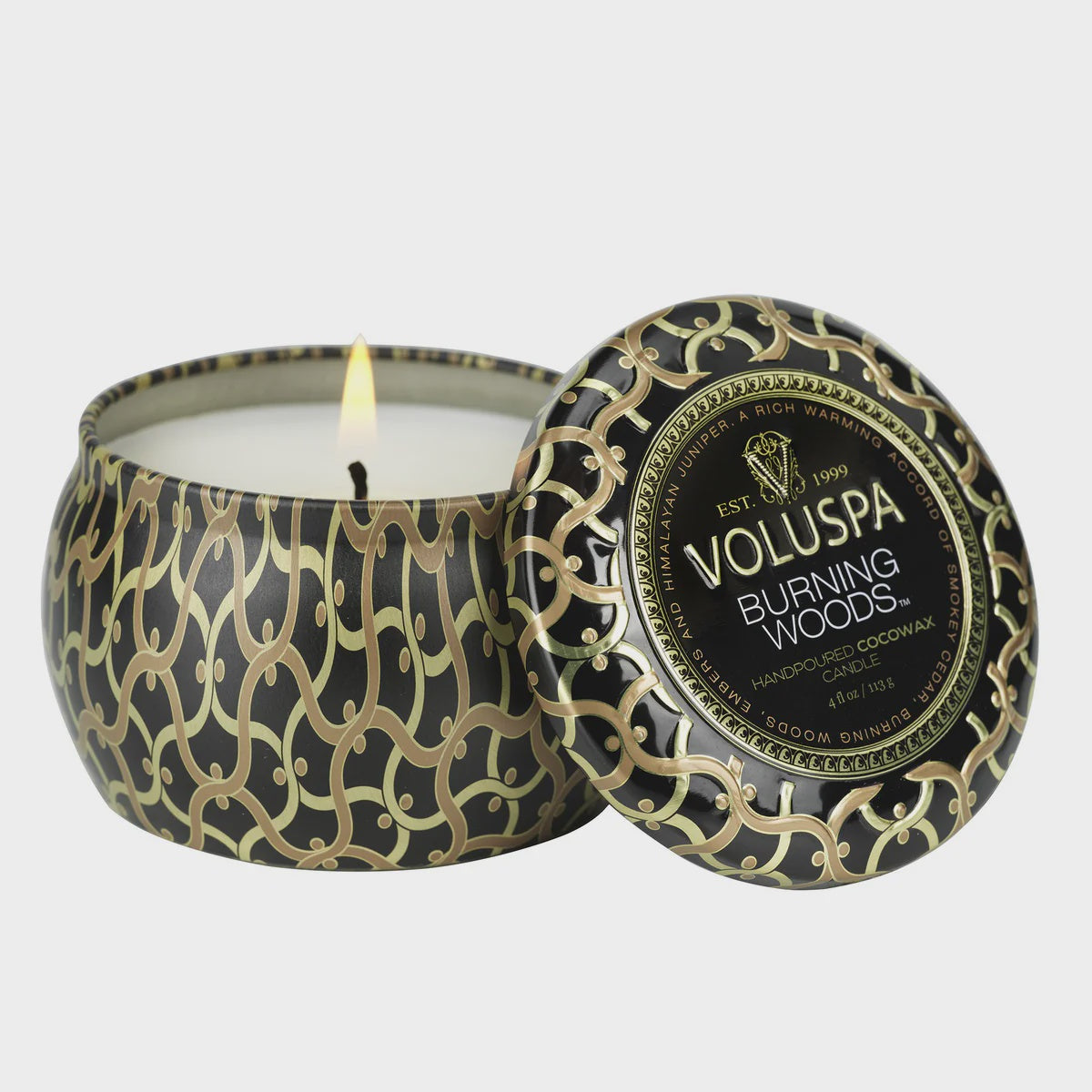 Voluspa Burning Woods Mini Tin