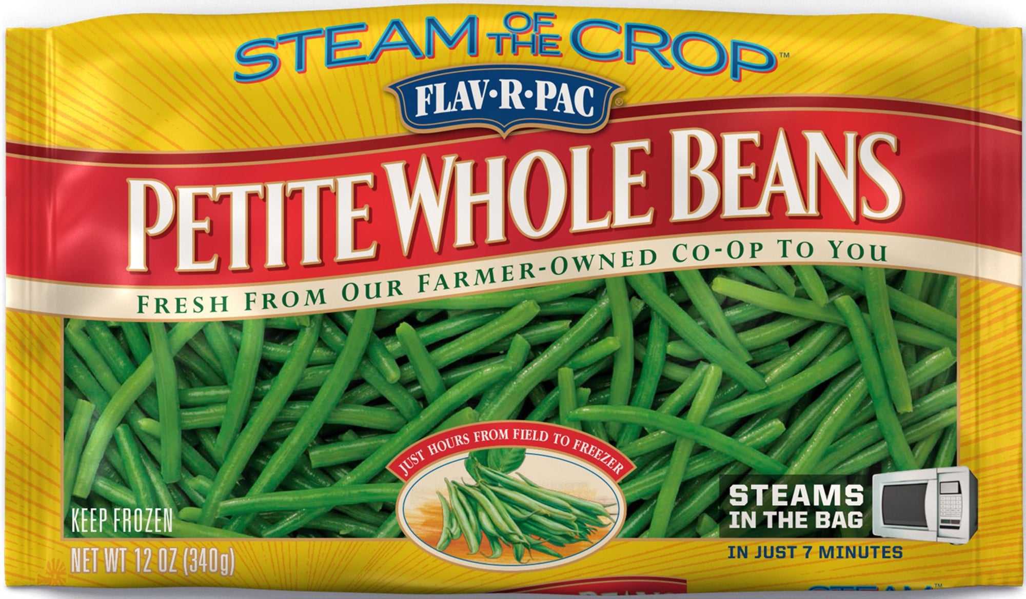 Flavorpac Steambag Frozen Green Beans 12oz