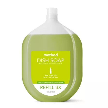 Method Lime + Sea Salt Dish Soap Refill 54fl oz