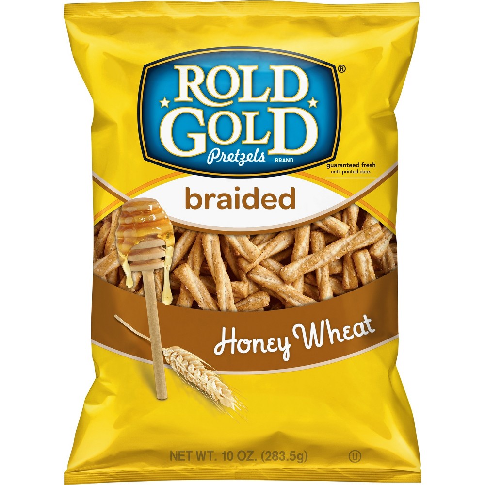 Rold Gold Honey Wheat Braided Pretzels 10oz