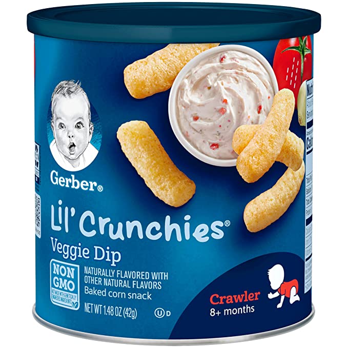Gerber Veggie Dip Lil Crunchies 1.48oz
