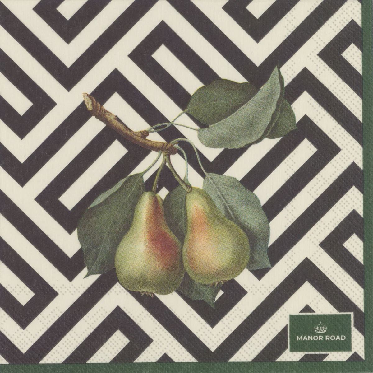 Manor Road Provincial Pear Luncheon Napkins 20Pk