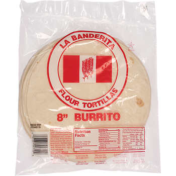 La Banderita Burrito Size 8" Flour Tortilla 12ct