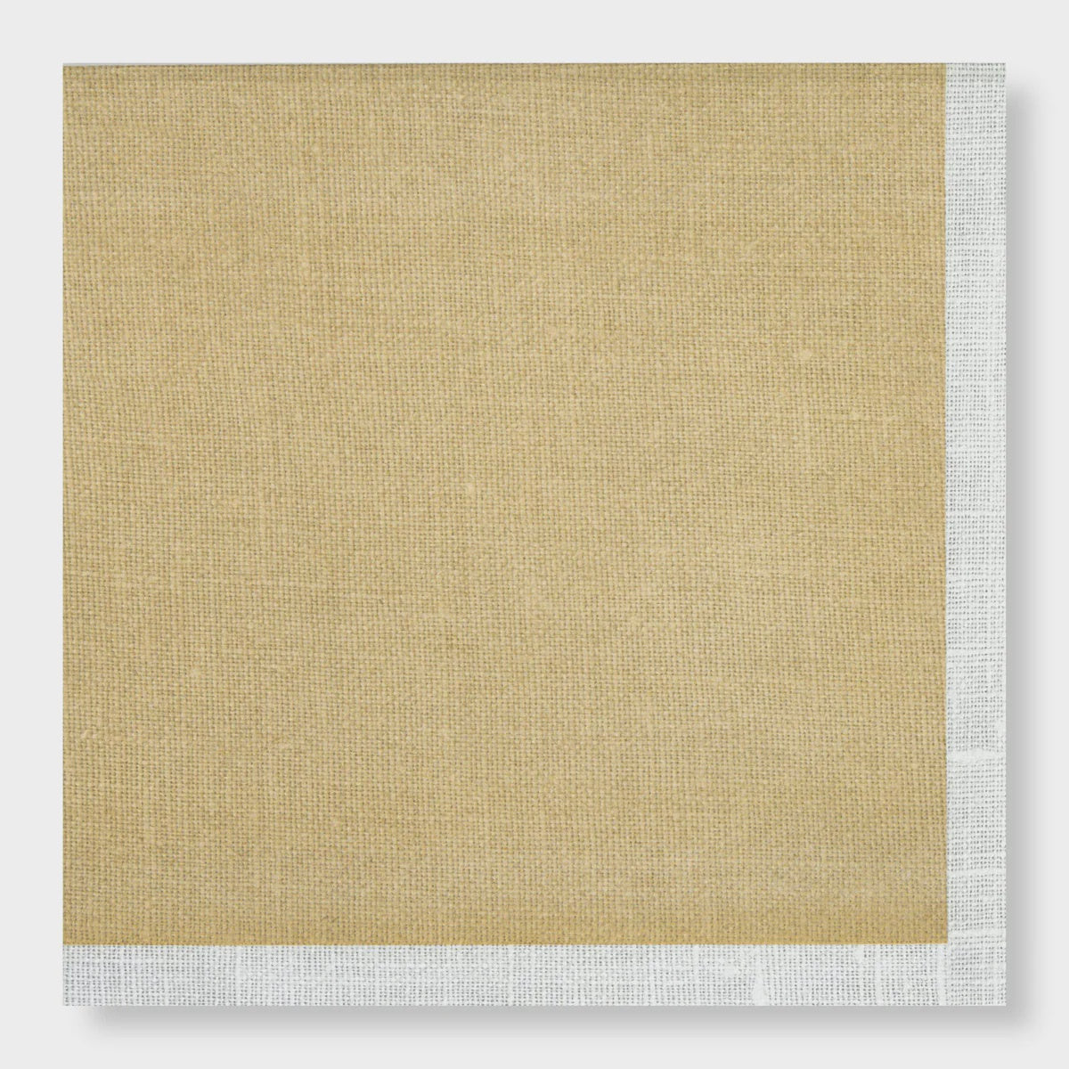 Manor Road Linen Gold Natural Dinner Napkins 20Pk